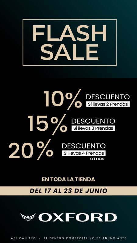 Flash Sale del 17 al 23 Story CC